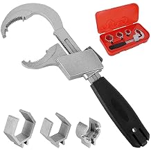 Adjustable Double-ended Wrench, 80mm Open-end Multifunctional Universal Adjustable Wrench, Sink Plumbing Tools for Disassembly Assembly of Furniture Fitting Installation, Pipe Puts Repair