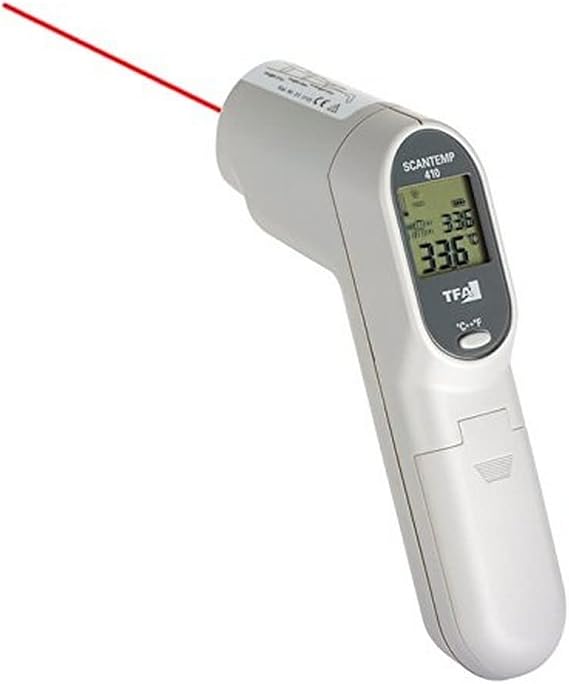 Tfa Tfa31.1115 Lazer Termometre-Scan Temp 410, Siyah