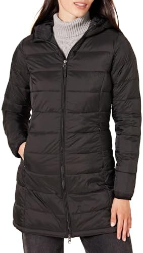 Amazon Essentials womens Lightweight Water-Resistant Packable Hooded Puffer Coat Available in Plus Size