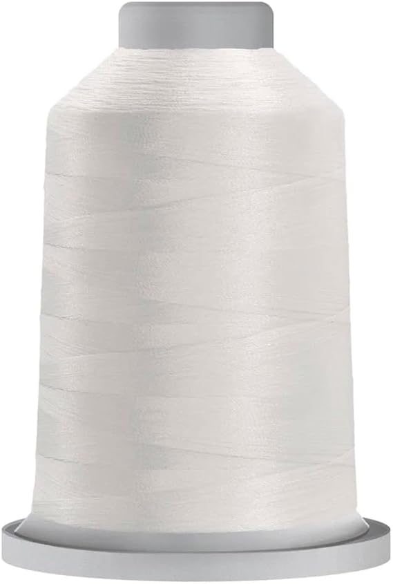 Glide Thread Trilobal Polyester No. 40-5000 Meter Spool - 10000 White