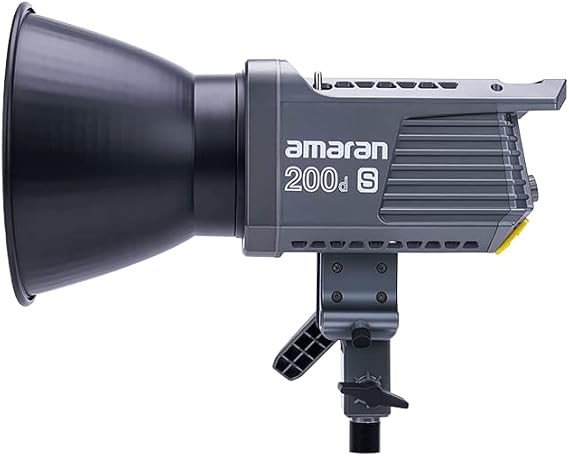 Aputure Amaran 200d S - Compact COB Video Light, Lightweight LED Point Source Light, 200W 5600K Key Light for Photography & Videography, Compatible with Universal Bowens Mount Accessory