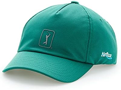 PGA Tour Mens Airflux Mesh Cap, Hunter Green, One Size