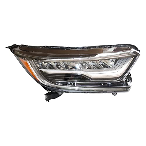 Front Full LED Headlight Assembly for Honda CRV TouringHybrid EXHybrid EX-L 2017-2021, Left DriverRight Passenger Side LED Headlamp, Clear Lens Head Light Assy Set Direct Replacement Right