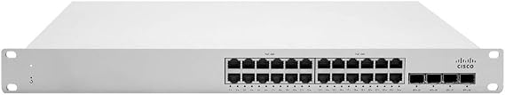Meraki MS250 Series 24-Port Network Switch, PoE+ (MS250-24p-HW)