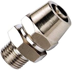 Pneumatic Gas Air Soft Tube Quick Connector Fitting 1/2" or 12mm OD Tubing to 1/4" NPT