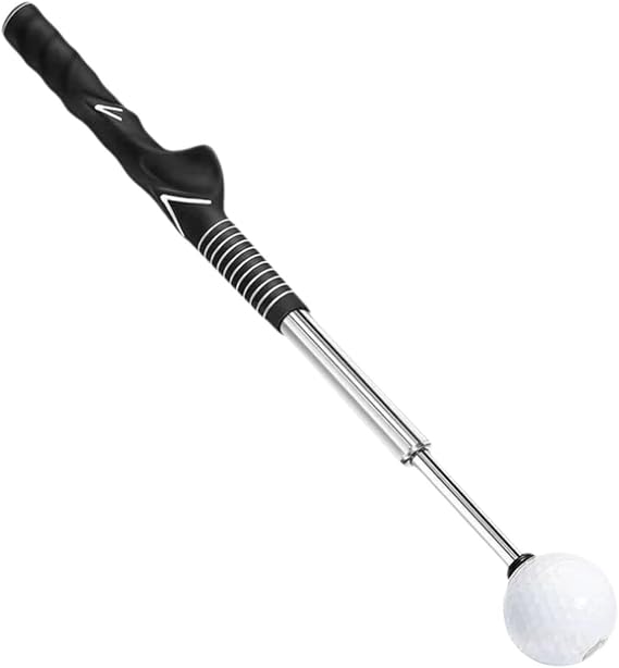 Golf Swing Trainer Adjustable Telescopic Warm Up Stick For Golf Practice Indoor Outdoor Swing Stick Helps Beginners Master Correct Swinging Action And Rhythm