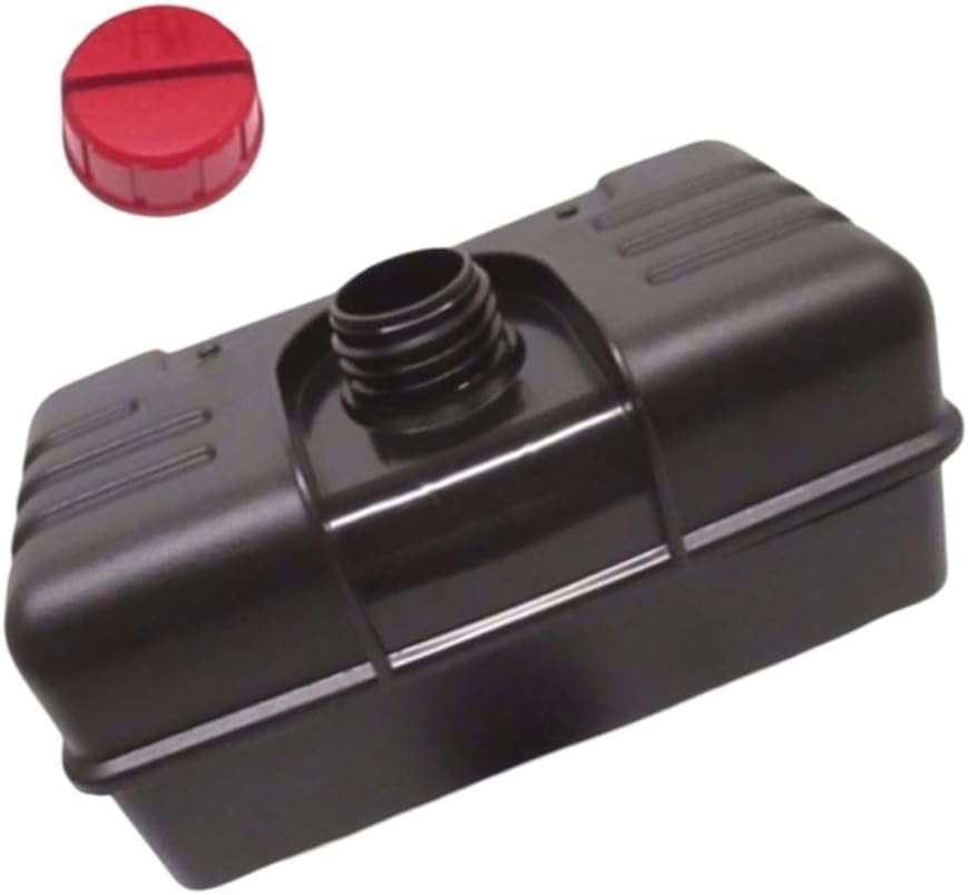 1 Gallon Fuel Tank for Tecumseh 34186A 8.5HP Snow Blower Shredder Lawn Mower – Durable Plastic Replacement with Red Cap, Compatible