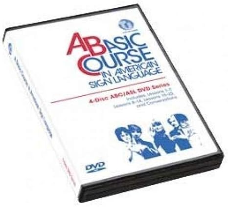 A Basic Course in American Sign Language 4-Disc DVD ABCASL Series