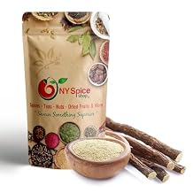 NY Spice Shop Licorice (Mulethi) Root Powder - 3.5 Ounce Natural Herbal Ground Liquorice Root Also Known as Glycyrrhiza glabra for Baking and Savory Dishes