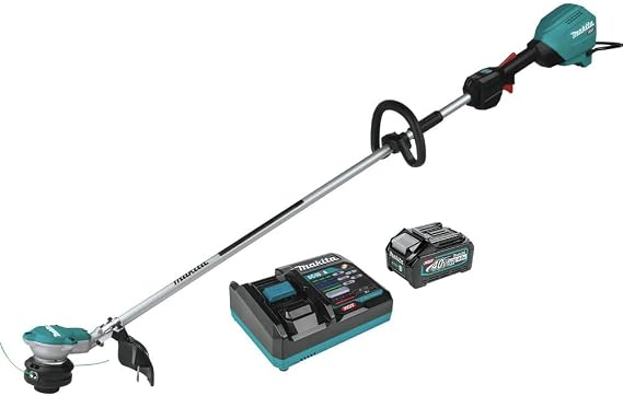 Makita GRU01M1 40V max XGT Brushless Cordless 15" String Trimmer Kit (4.0Ah) Teal