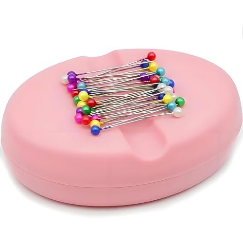 Magnetic Pin Holder Cushions for Sewing,Strong Magnet Pincushion,Cute Compact Needle Organizer,Sewing Accessories Magnetic Pin Dish