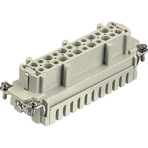 09330242716 - Heavy Duty Connector Insert, 24PE Signal, UL508, Han ES Series, Receptacle, 24B, 25 Contacts