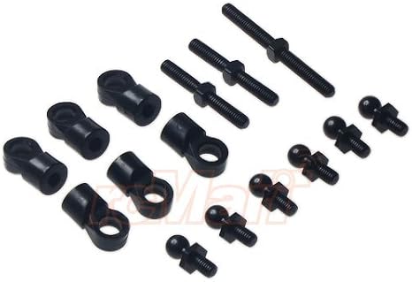 Yeah Racing Adjustable Steering Tie-Rod Set For Tamiya TT02 #TT02-012