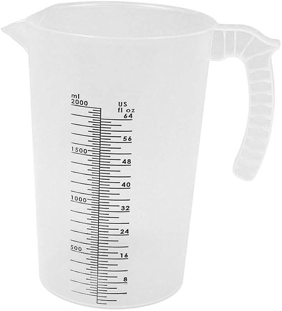 Valley Industries Multi-Purpose Measuring Pitcher - 64oz., Translucent