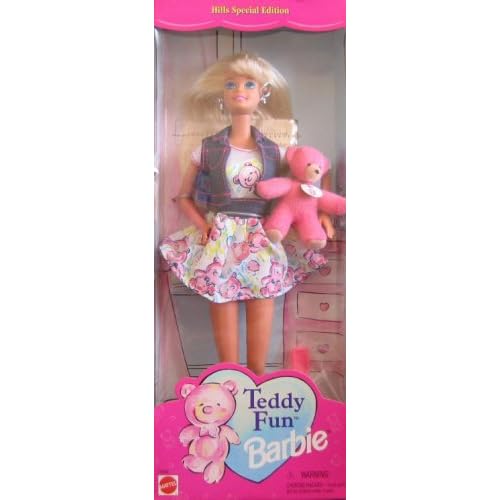 Barbie - Teddy Fun Barbie Doll - Hills Special Edition - 1996 Mattel
