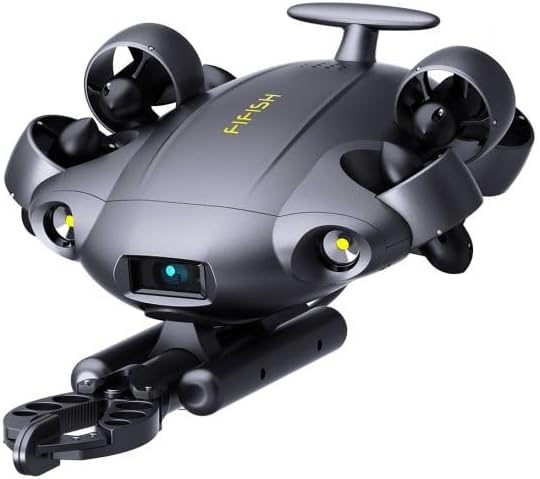 FIFISH V6 Expert V6E M200A Underwater Drone ROV with Robotic Arm & Industrial Case
