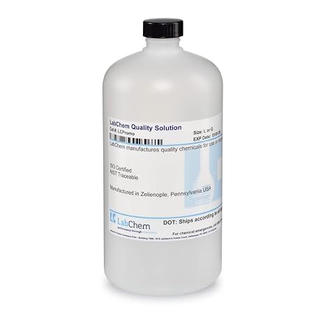 LabChem C000N47EA LC242702 Sodium Hydroxide Reagent, 0.1N (0.1M), 1 L Volume