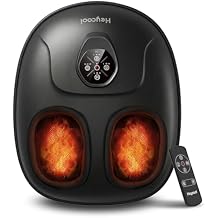 Heycool Shiatsu Foot Massager, Mothers Day Gifts for Mom, Deep Kneading Foot Massager with Heat and Compression for Neuropathy, Remote Control, Large Feet Massager Fits Up to Size 14