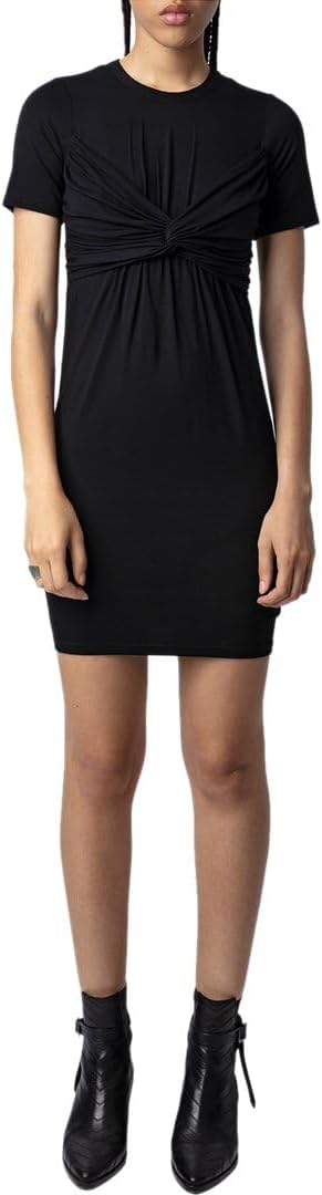 Zadig & Voltaire Womens Mara Mini Dress, M Noir