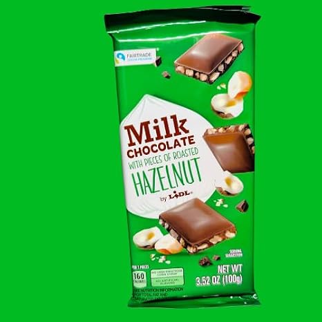Assorted Chocolate Bars - Gift Pack (Big, Milk Chocolate w/Hazelnut Pieces)