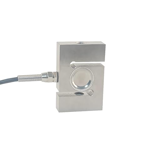 S-Type Load Cell 5kg20t, Tension & Compression Force Sensor, High Accuracy, Stainless Steel, 4-20mA / mV/V Output(300KG,M12)