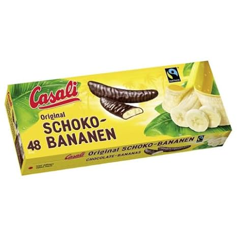 Casali Chocolate Bananas Pack of 48 - 600g