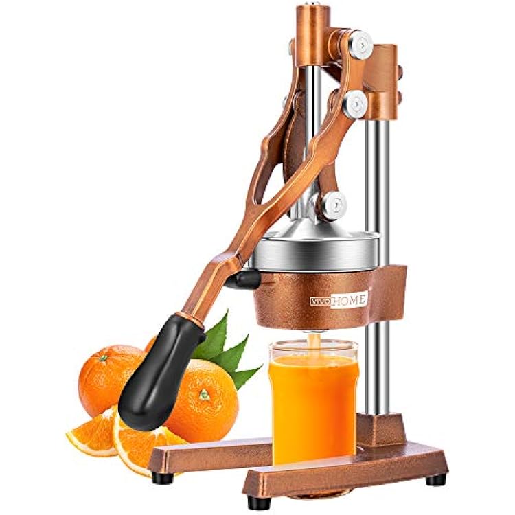 VIVOHOME Heavy Duty Commercial Manual Hand Press Citrus Orange Lemon Juicer Squeezer Machine Golden