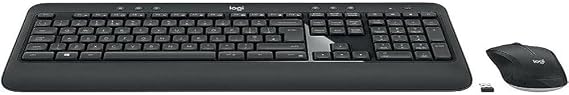 Logitech MK540 Advanced - Keyboard and mouse set - wireless - 2.4 GHz - UK English QWERTY