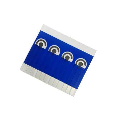 SPEC Electrode Sheet, Carbon Screen Printing Electrode, Carbon Working Electrode, Carbon Counter Electrode, Reference Electrode Ag/Agcl, Wearable Flexible Electrode Sensor (100 Pcs)