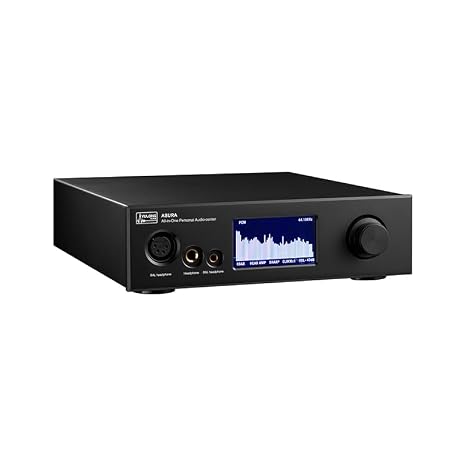 LEAUDIO DAART Asura AK4499EX+AK4191 Music Streamer & Desktop DAC & Headphone Amplifier (Black)