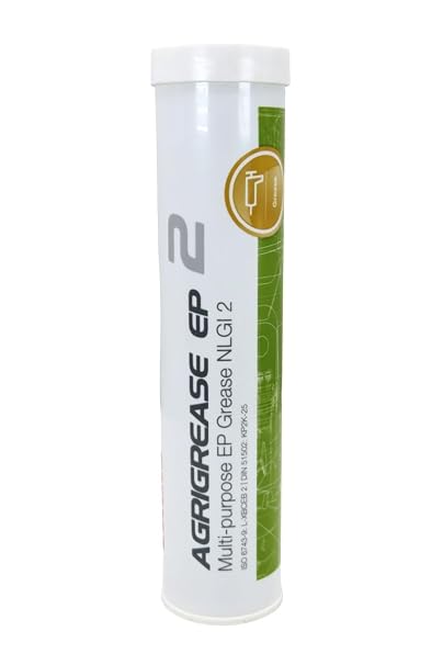 AGRIGREASE EP 2 Multi-Purpose EP Grease Tube NLGI 2 Agricultural Waterproof Lubricant for Metal Surfaces