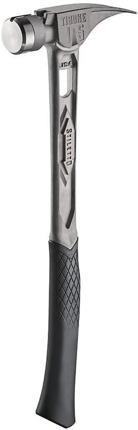 Stiletto 15 OZ. TIBONE Smooth FACE with Curved Handle TIB15SC