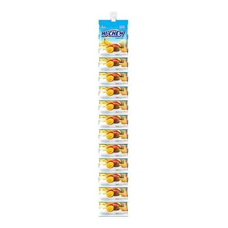 Hi Chew Tropical Mix Candy, 3.53 Ounce Peg Bag -- 12 per case.