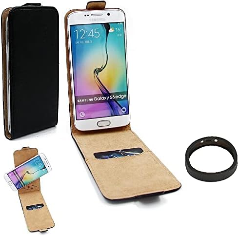 K-S-Trade Protective Case For Coolpad Cool 6 TOP SET: 360° Flip Style Cover Smartphone Case Compatible With Coolpad Cool 6, Black + Bumper, Flip Cover