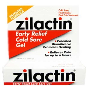 Zilactin Cold Sore Gel