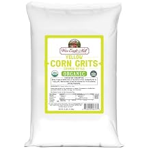 War Eagle Mill Organic Yellow Corn Grits, 25 Pounds