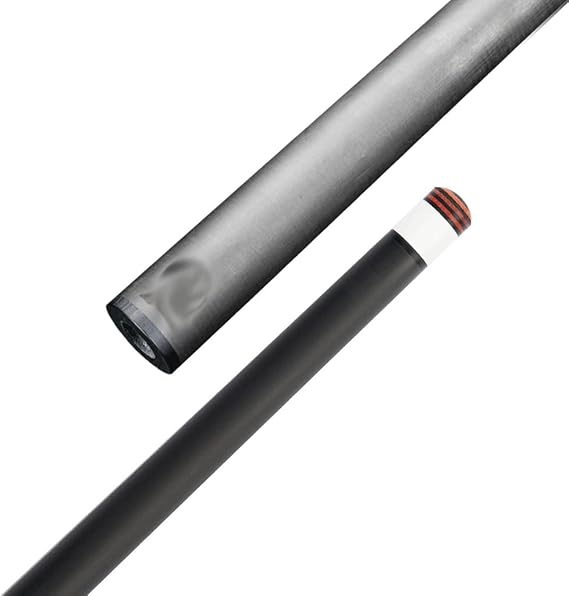 Carbon Fiber Single Shaft Kit 3/8 * 8 Radial Pin/uni-loc Joint 3 Cushion Cue Only Carbon Shaft Cue(Black)
