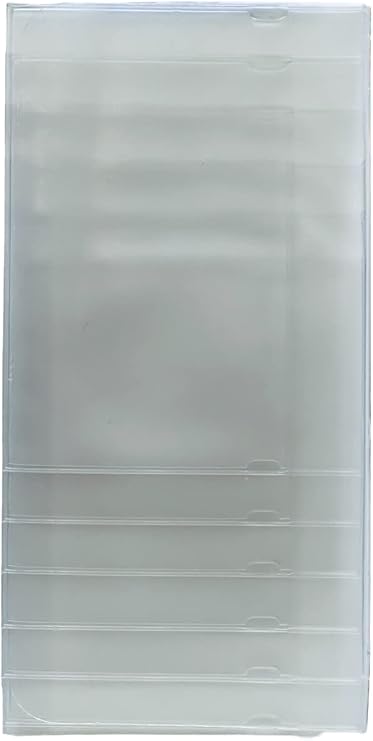 Bullz Heavy Duty Vinyl Plastic Secretary Inserts for Long Wallets- 6 Pages