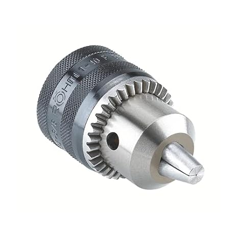 Keyed Drill Chuck J33 Mount Rohm 72819, 1-13mm Clamping Capacity, 52 Diameter, Prima I, S3 Key Size