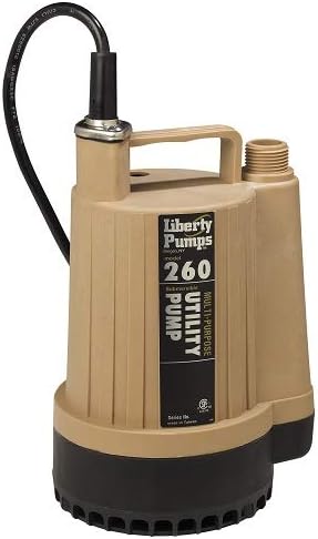 260-2 1/6 Hp Utility Pump W/ 25' Power Cord