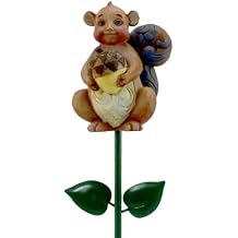 Jim Shore Garden Squirrel Plant Stick