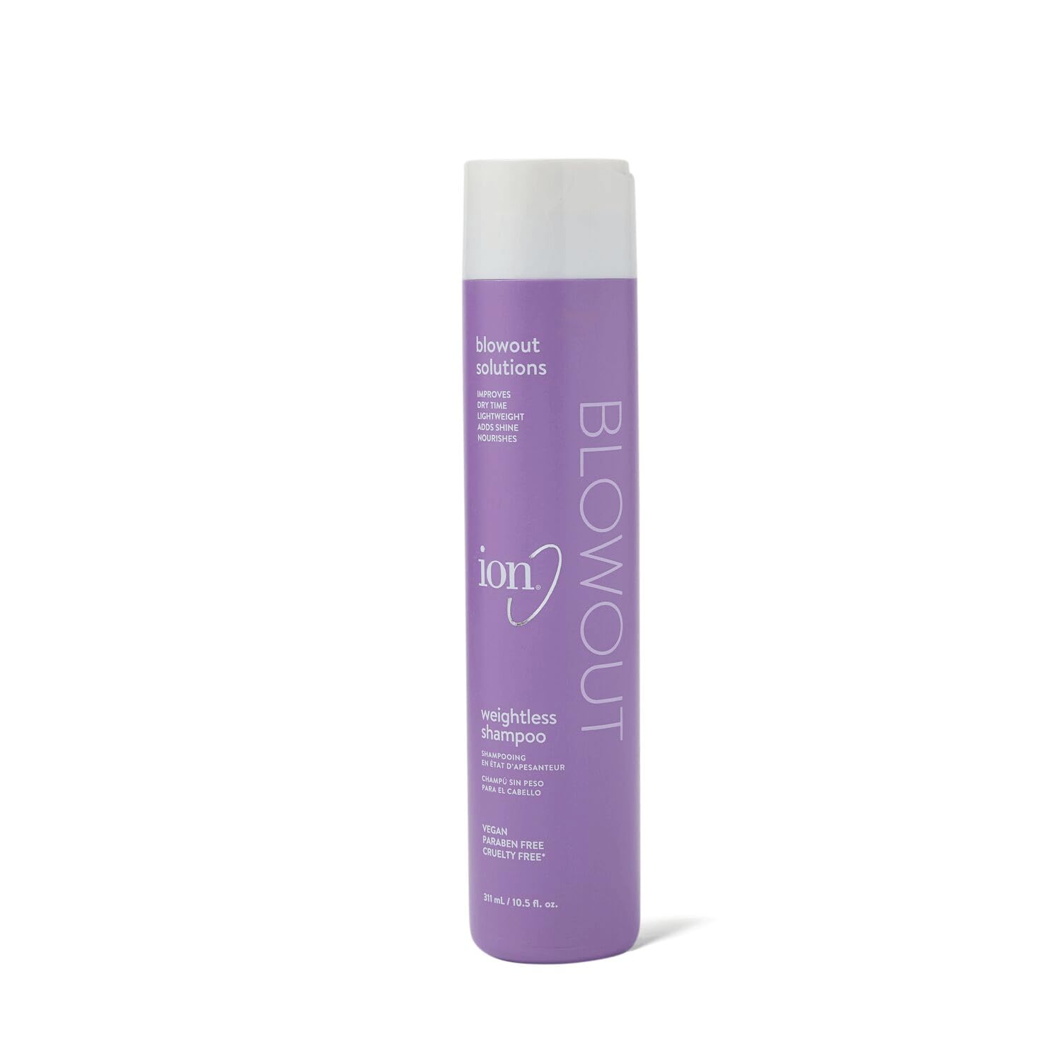 ion Blowout Weightless Shampoo, Gently Cleanses, Reduces Frizz