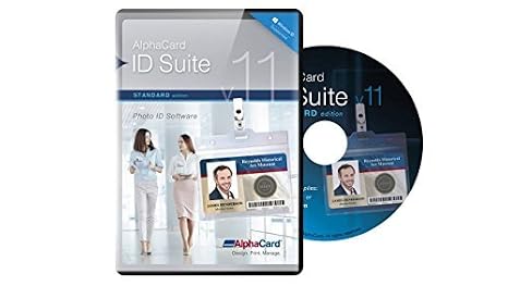 AlphaCard ID Suite Standard v11: ID Card Design Software