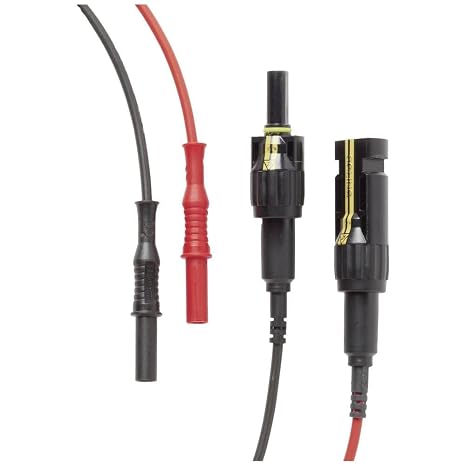 Fluke Pomona Solar MC4 to 4mm Test Lead Set