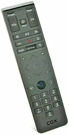 NBS Replacement Remote Control for Cox Contour 2 XR15-RF Voice Activated Cable TV Remote Control, Grey