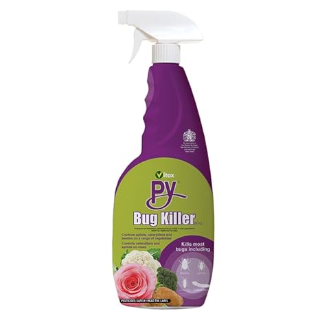 750mlBug Killer RTU Spray - All-in-One Multi-Insect Control Spray - Targets Greenfly, Blackfly, Caterpillars, Ants & More