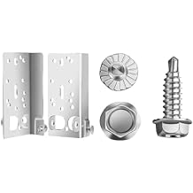 Garage Door Bottom Brackets and Self Tapping Screws