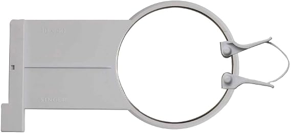 SINGER 40x40mm Embroidery Hoop for SE9180, SE9150 | Precision fit on small designs, keeps fabric tension steady, compact build, suits detailed stitching projects