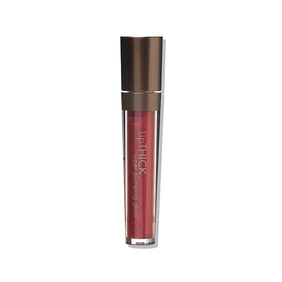 SORME Treatment Cosmetics LipThick gloss | Plumping Lip Gloss for Shiny er Looking Lips with Maxi-Lip Peptides | Scream Shade