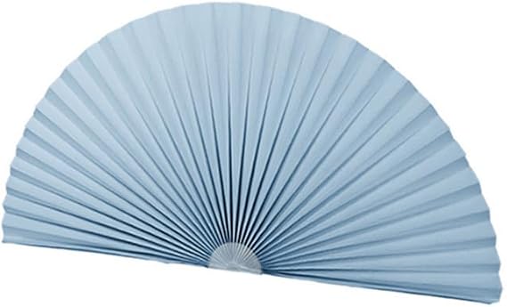 Half Circle Window Shade Self Adhesive Arch Window Shade 46 x 23 Inch for Circle Window Light Filtering No Drill Arched Semi Circle Half Moon Pleated Window Covering Pack of 2 (Blue)